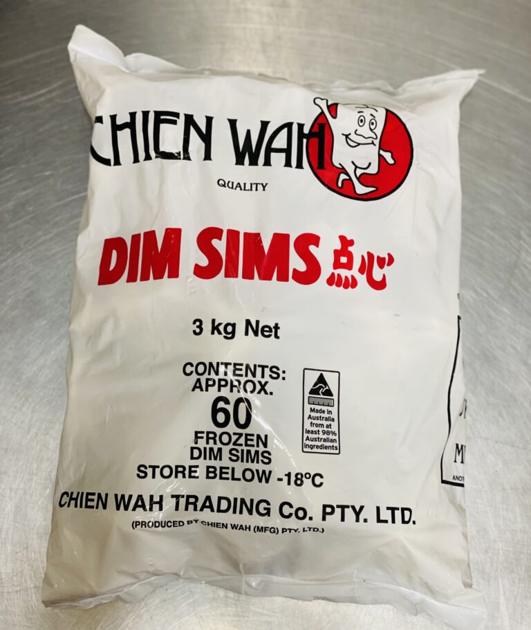 Chien Wah 3kg (60 pieces) Dim sims - Kelly's Meats